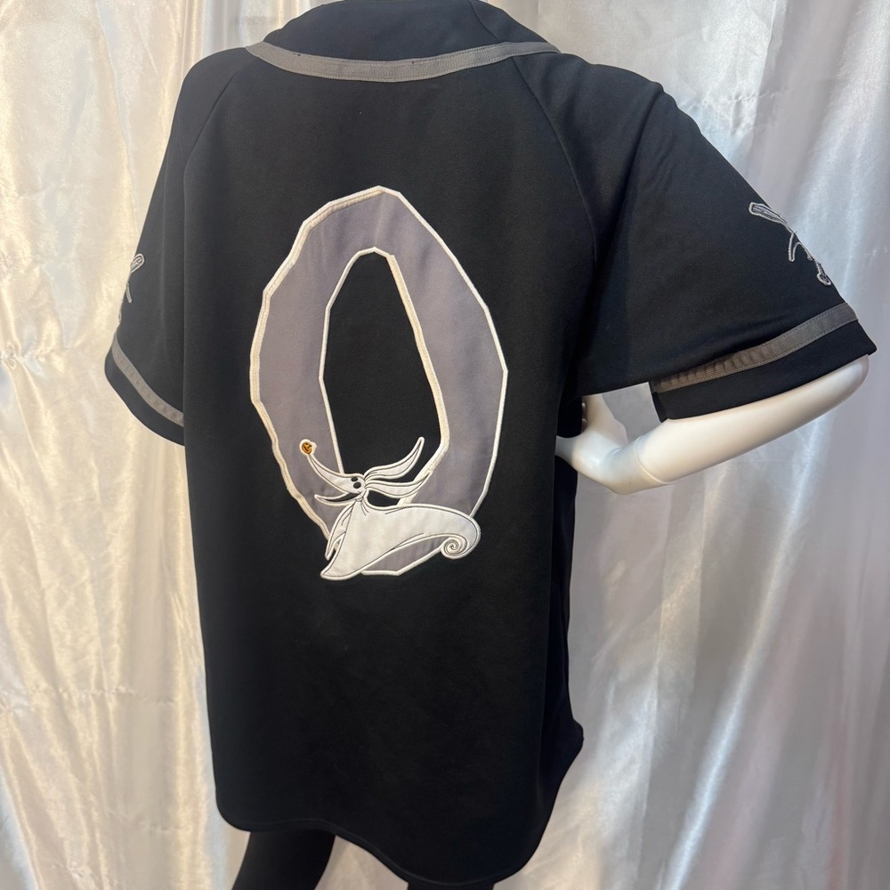 Disneyland Resort Nightmare Before Christmas Jack Skellington Baseball Jersey - Picture 9 of 10